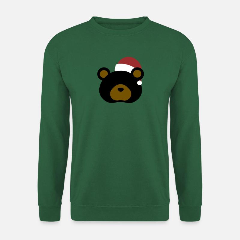 Black bear- Christmas edition - Unisex Sweatshirt - green