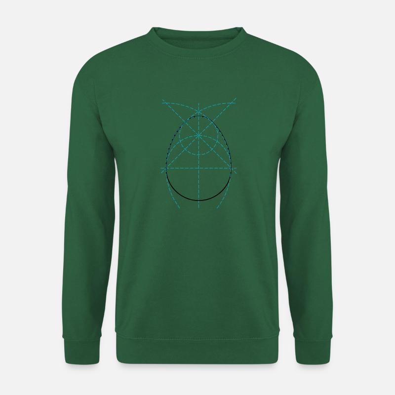 Technical Happy Easter Drawing - Unisex Sweatshirt - green