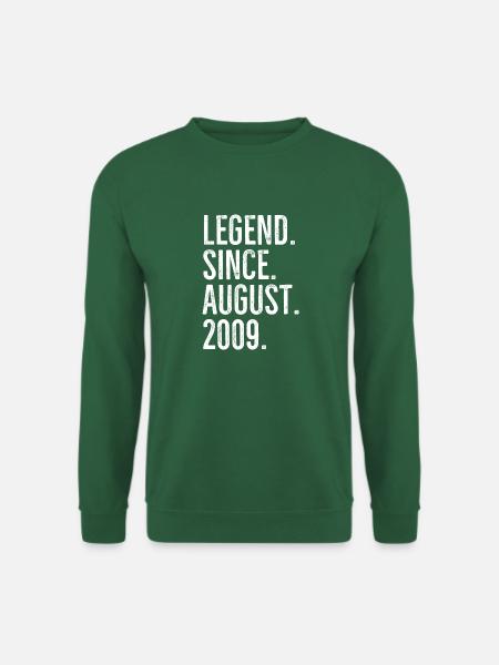 Legende seit August 2009 - Unisex Pullover - Grün