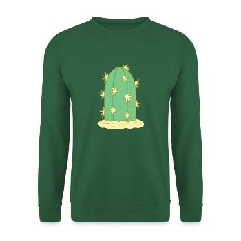 Cactus N°1 - Sweat-shirt Unisexe - vert foncé - Devant