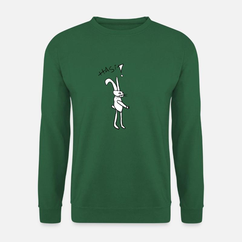 Hase - Unisex Pullover - Grün