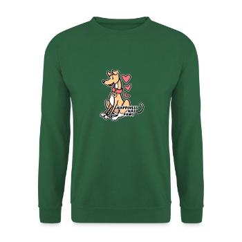 Happiness Has Paws - Unisex Sweatshirt - green - Front