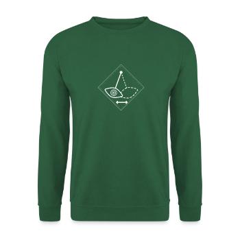 Hypnose Hypnosis Manipulation Gehirn Hypnotiseur - Sweat-shirt Unisexe - vert foncé - Devant