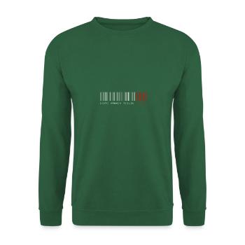 Echte Männer teilen nicht, zweideutiger Spruch - Unisex Pullover - Grün - Vorne