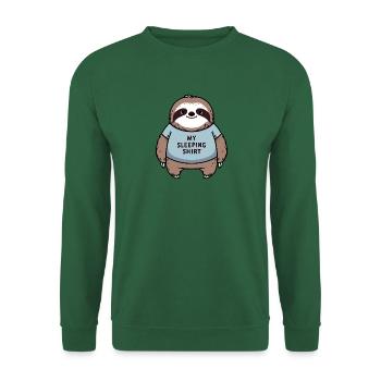 T-shirt de sommeil paresseux Chemise de yoga Rest & Yoga Bleu - Sweat-shirt Unisexe - vert foncé - Devant