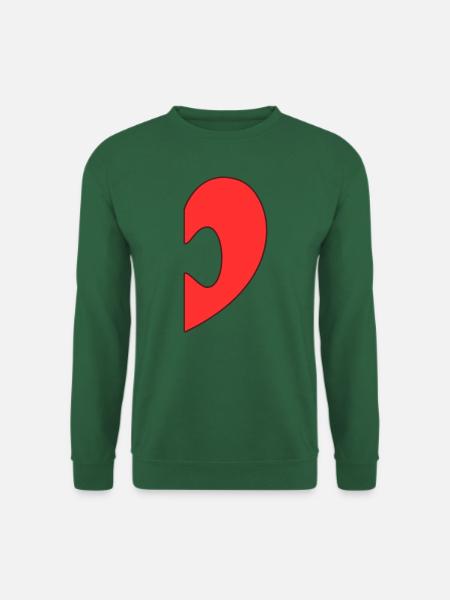 DuoHeart Puzzle - Unisex Sweatshirt - green