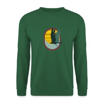 Falcon Flight - Unisex Sweatshirt - green - Front