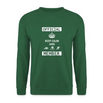 Triathlon Swim Bike Run Marathon - Unisex Pullover - Grün - Vorne