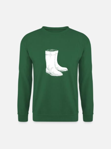 Gummistiefel Nordsee Ostsee Schlechtes Wetter - Unisex Pullover - Grün