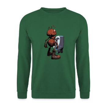 Pissamigo - Sweat-shirt Unisexe - vert foncé - Devant