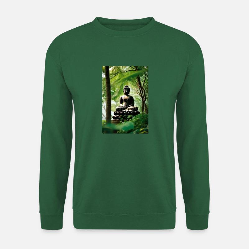 Buddha I - Unisex Pullover - Grün