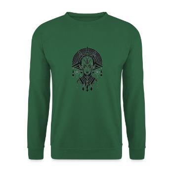 Discover the exclusive Anunnaki illustration - Unisex Sweatshirt - green - Front