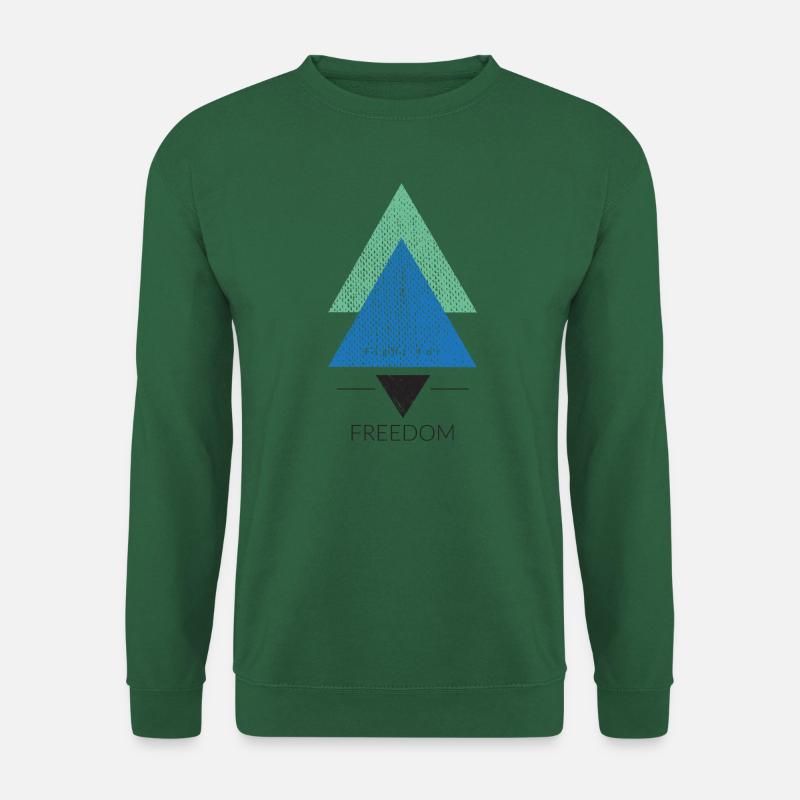 FIGHT FOR ...✊ - Unisex Pullover - Grün
