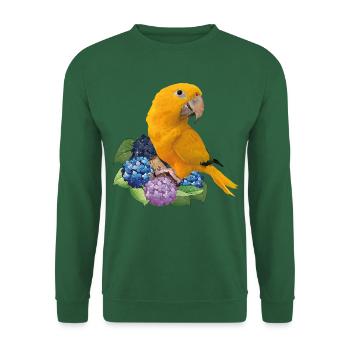 Ara guaruba - Unisex Pullover - Grün - Vorne