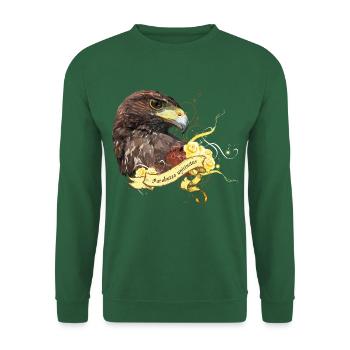 harris hawk - Unisex Sweatshirt - green - Front