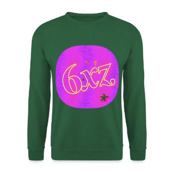 6xz - [Pink] 2023 - Unisex Pullover - Grün - Vorne
