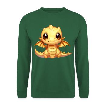 Dragon Fantasy Art - Unisex Sweatshirt - green - Front