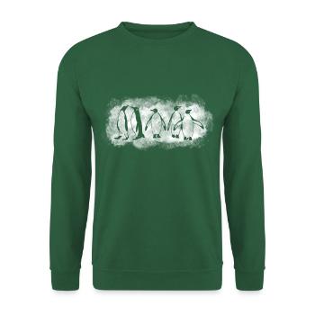 Penguins in the ice - Unisex Sweatshirt - green - Front