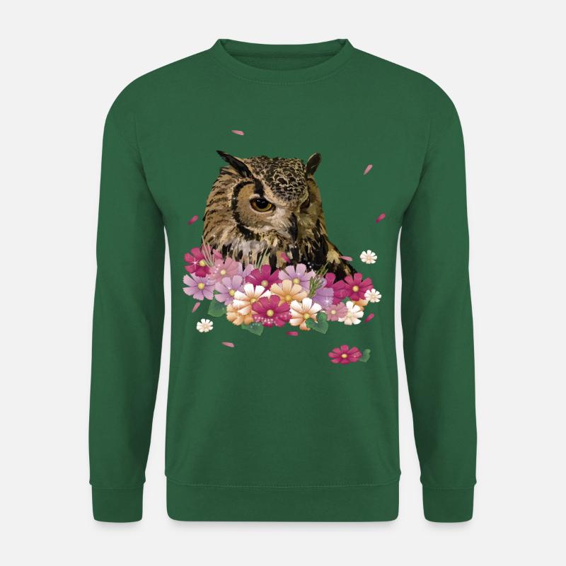 Königliche Eule - Unisex Pullover - Grün