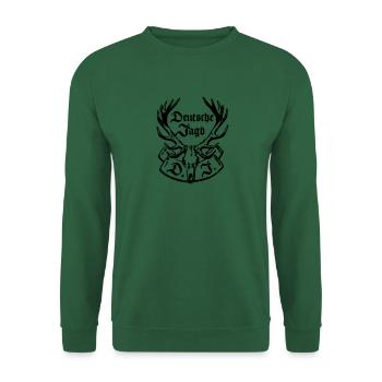 Wappen Deutsche Jagd - Unisex Pullover - Grün - Vorne