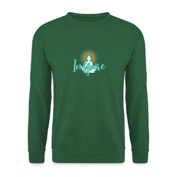 Inspire Lebe Deine Inspiration - Unisex Pullover - Grün - Vorne