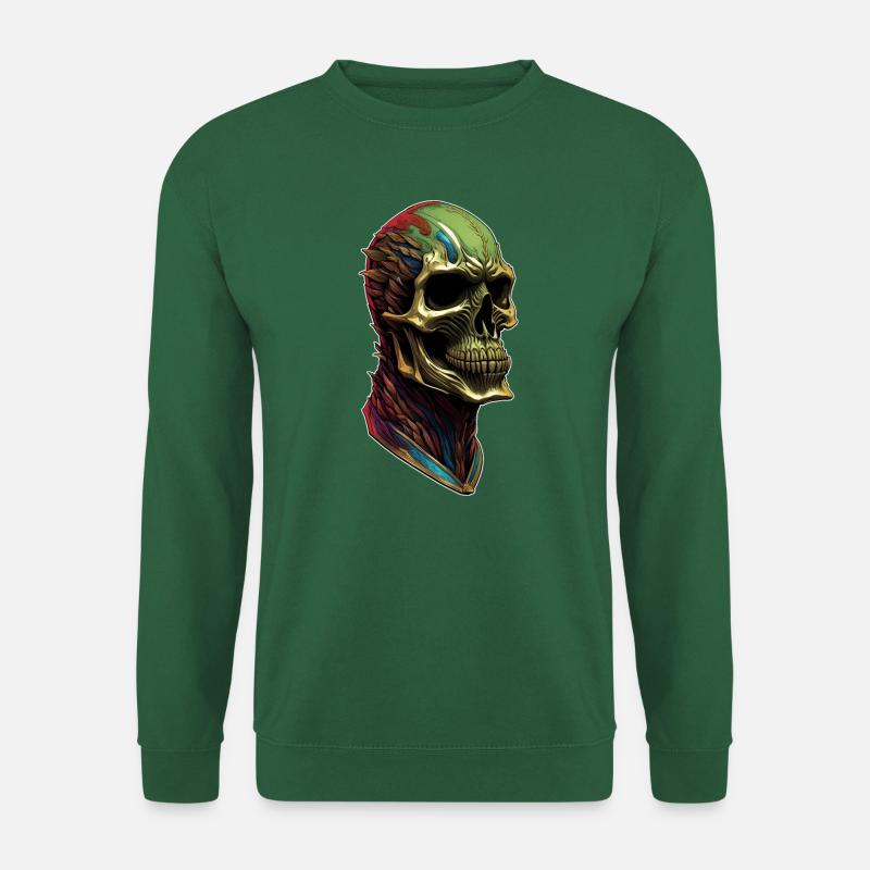 Ein sympathischer Schädel - Unisex Pullover - Grün