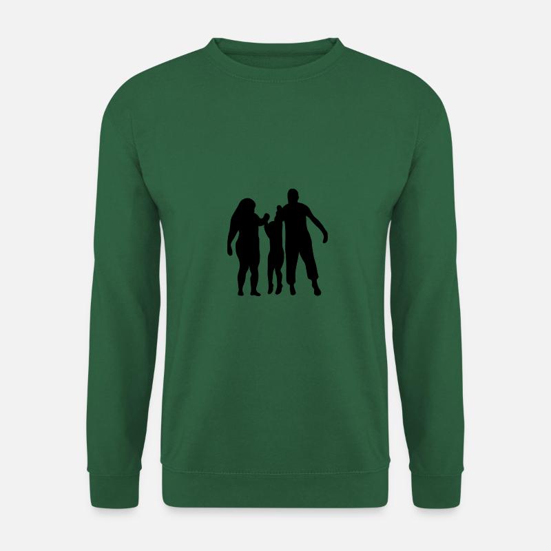 Familie Papa Mama - Unisex Pullover - Grün