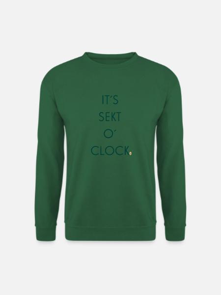 Sekt o`clock - Unisex Pullover - Grün