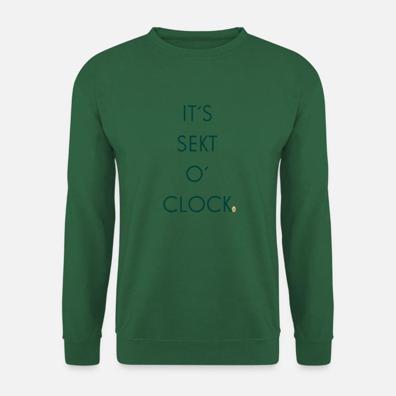Sekt o`clock - Unisex Pullover - Grün