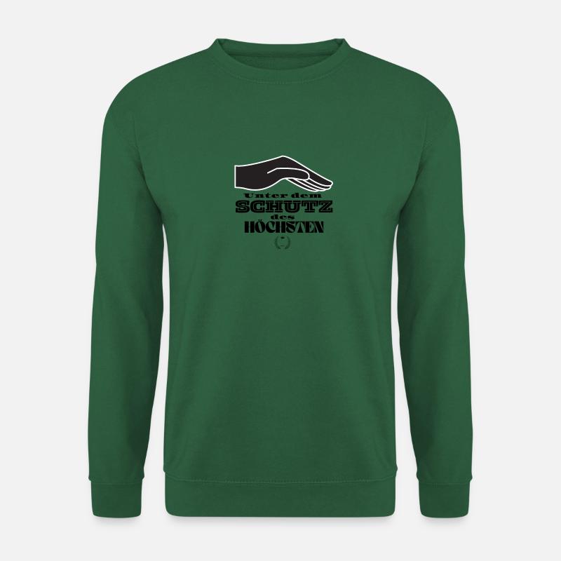 Der Schutz des Höchsten - Unisex Pullover - Grün