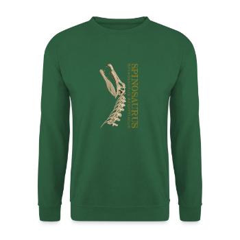 Spinosaurus Schädel bone - Unisex Pullover - Grün - Vorne