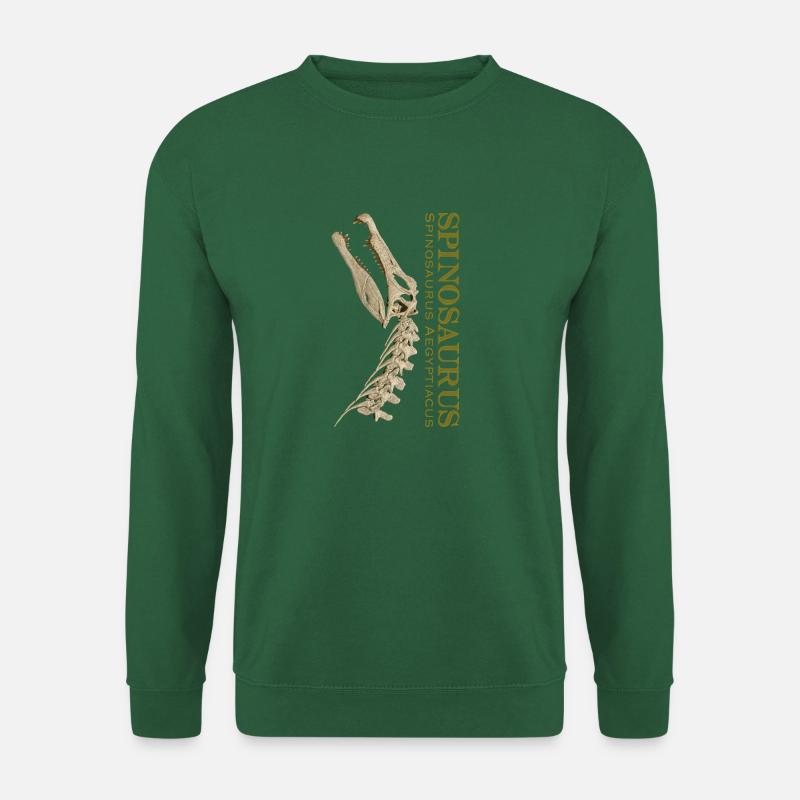 Spinosaurus Schädel bone - Unisex Pullover - Grün