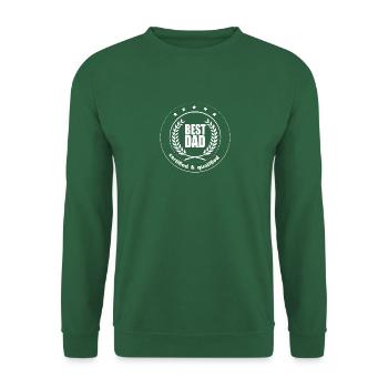 Best Dad Certified - Qualified - Unisex Sweatshirt - green - Front