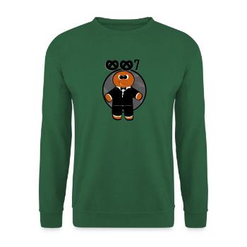 Gentleman au service de l Alsace - Sweat-shirt Unisexe - vert foncé - Devant
