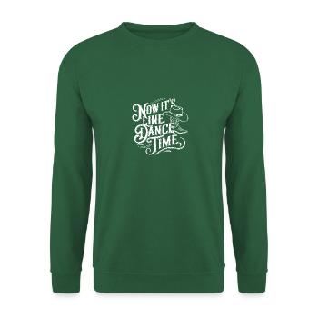 Line Dance Time Line Dancing Time to dance - Unisex Sweatshirt - green - Front