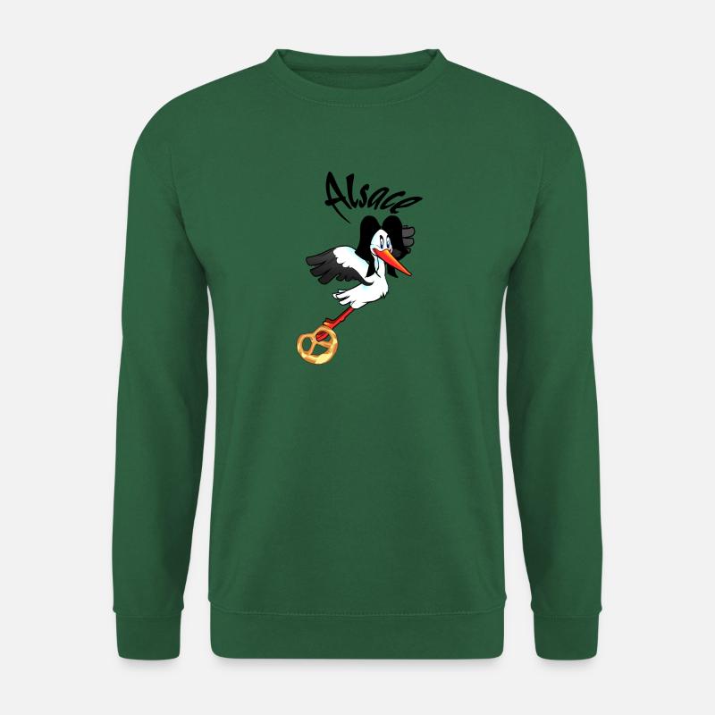 Elsässer Storch - Unisex Pullover - Grün