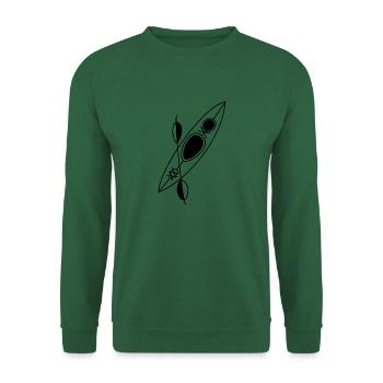 Canoë kayak - Sweat-shirt Unisexe - vert foncé - Devant