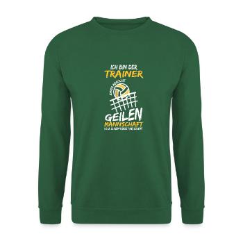 Trainer mannschaft Volleyball Spieler Geschenk - Unisex Pullover - Grün - Vorne