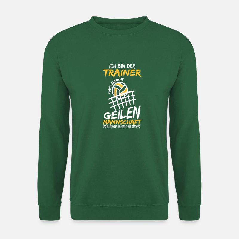 Trainer mannschaft Volleyball Spieler Geschenk - Unisex Pullover - Grün