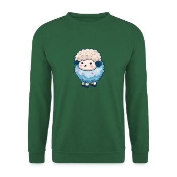 Total niedliches Schaf - Unisex Pullover - Grün - Vorne