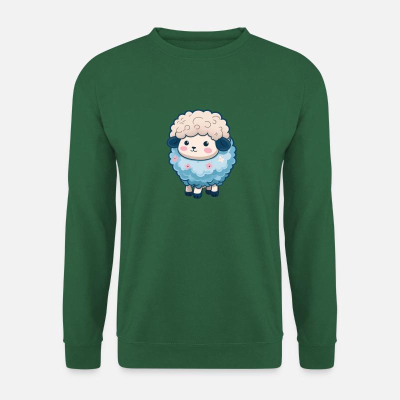 Total niedliches Schaf - Unisex Pullover - Grün