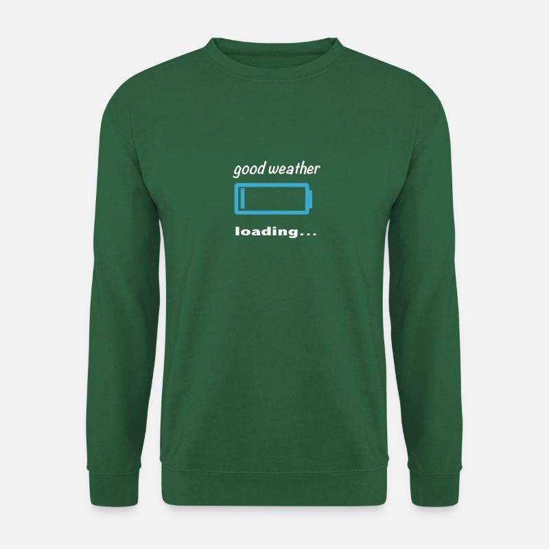 good weather loading... - Unisex Pullover - Grün