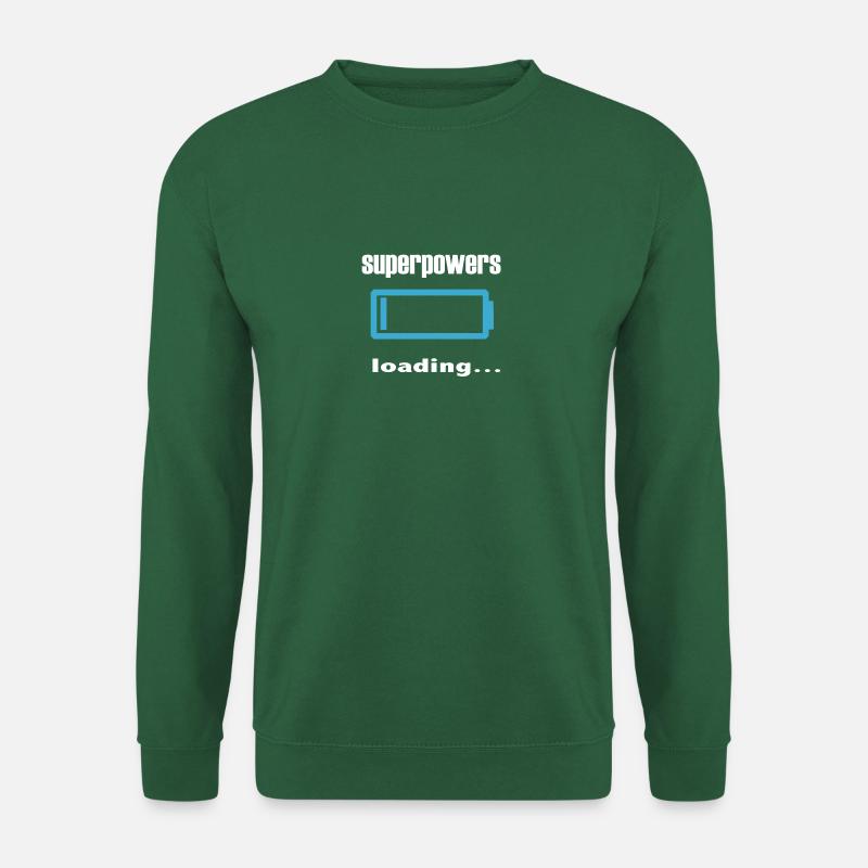 superpowers loading... - Unisex Sweatshirt - green
