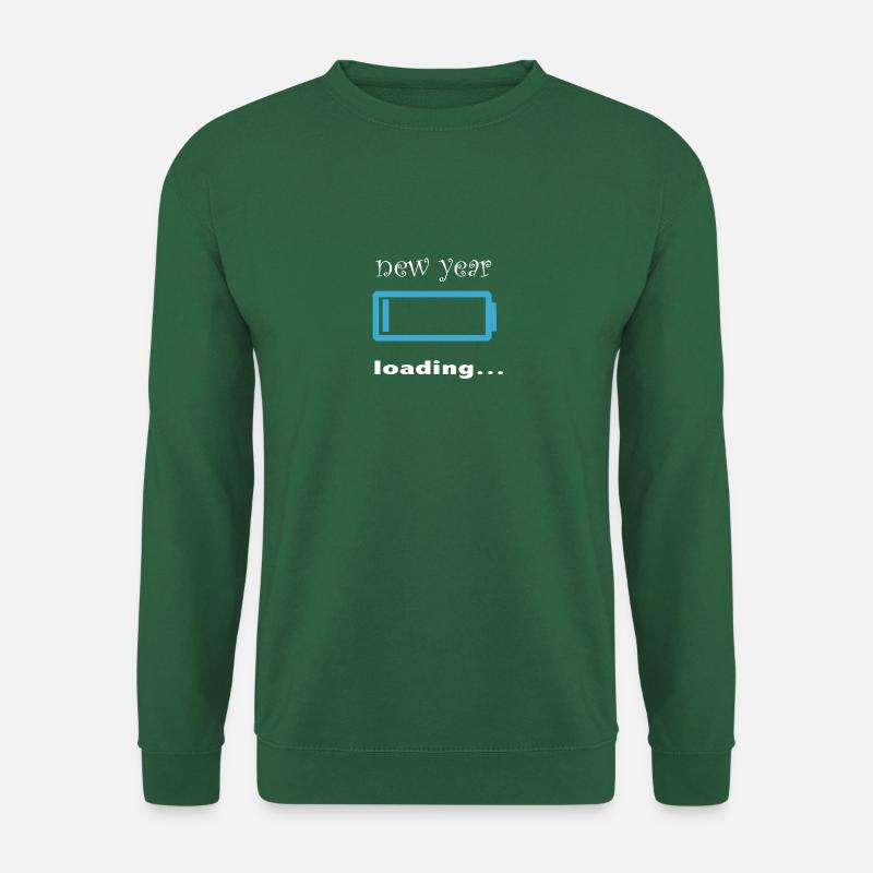 new year loading - Unisex Pullover - Grün