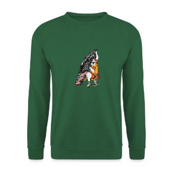 Klettern, Wiltsch, Frech, Schweiz, Haslital - Unisex Pullover - Grün - Vorne
