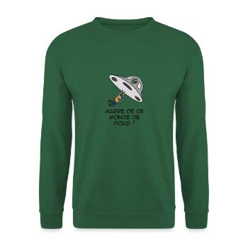OVNI - Sweat-shirt Unisexe - vert foncé - Devant