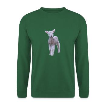 cute lamb - sweet lamb - Unisex Sweatshirt - green - Front