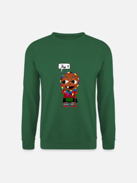 Eckhex Pullover - Unisex Pullover - Grün