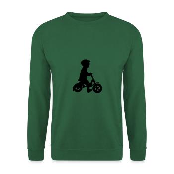 Vélo enfant vélo - Sweat-shirt Unisexe - vert foncé - Devant