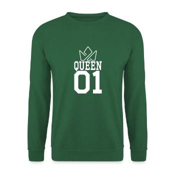 QUEEN 01 - Unisex Pullover - Grün - Vorne